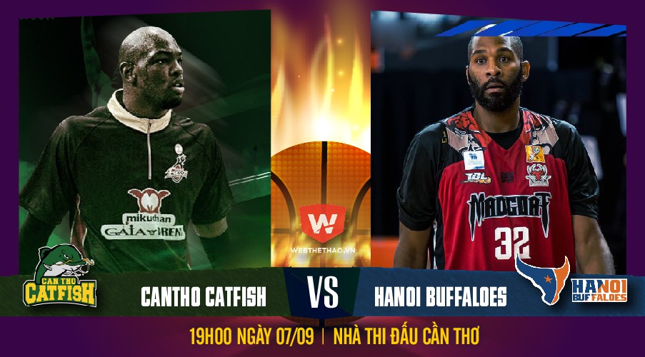 Cantho Catfish - Hanoi Buffaloes: Đội bóng Tây Nam Bộ phục thù?
