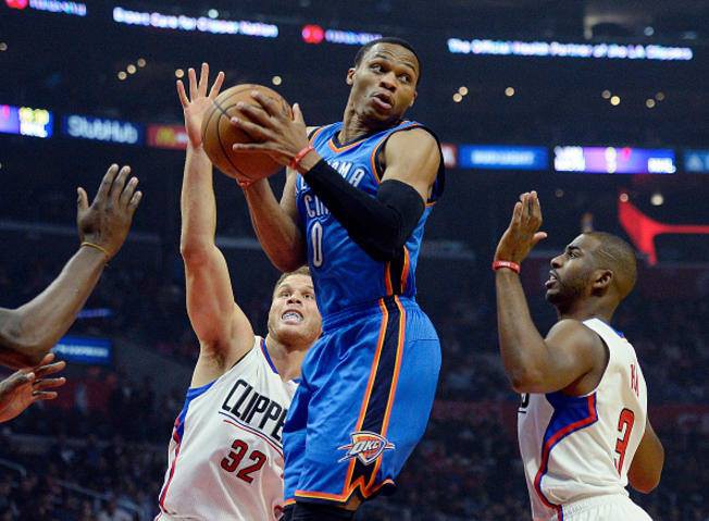 Westbrook mất b&oacute;ng nhiều, nhưng Thunder vẫn thắng.