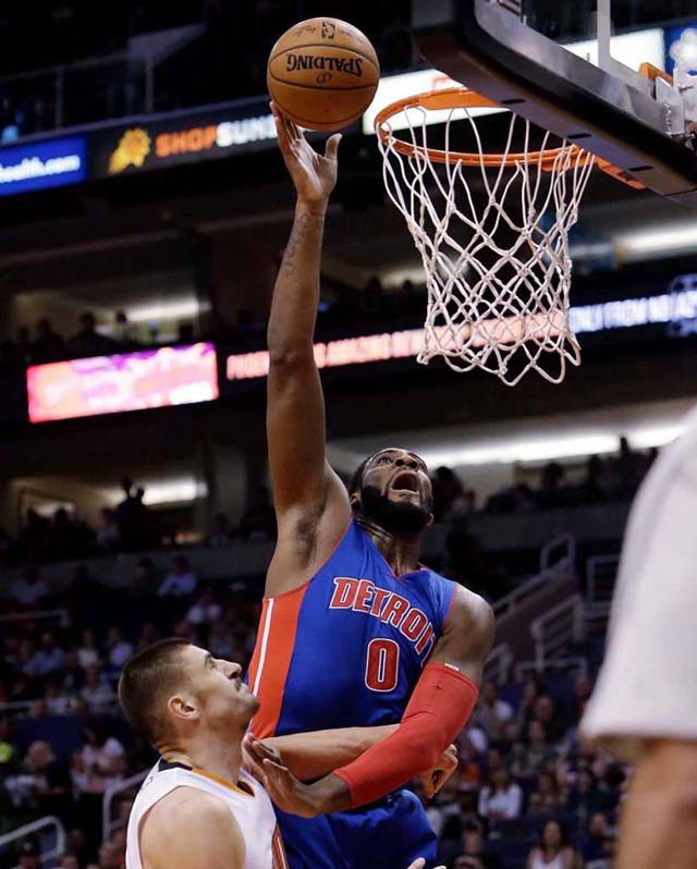 Cú double-double của Drummond không đủ để Detroit hạ Suns. Cú double-double của Drummond không đủ để Detroit hạ Suns.