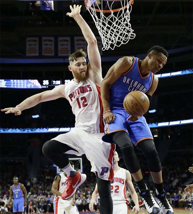 Detroit Pistons chắc chắn sẽ làm khó Westbrook trong trận đấu ngày mai. Detroit Pistons chắc chắn sẽ làm khó Westbrook trong trận đấu ngày mai.