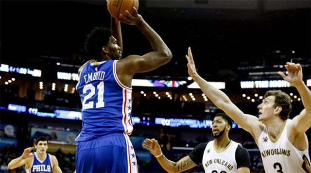 Embiid thậm ch&iacute; c&ograve;n cho rằng anh ho&agrave;n to&agrave;n xứng đ&aacute;ng để được mời thi n&eacute;m 3 điểm tại sự kiện All-Star năm nay
