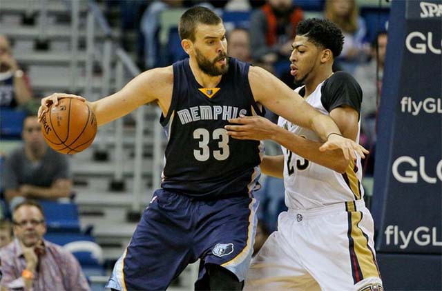 Sự trở lại của Gasol sẽ l&agrave; ch&igrave;a kh&oacute;a cho chiến thắng của Memphis trước New Orleans.