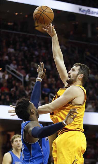 Kevin Love đang cho thấy phong độ đ&aacute;ng sợ như hồi anh c&ograve;n thi đấu cho Minnesota.