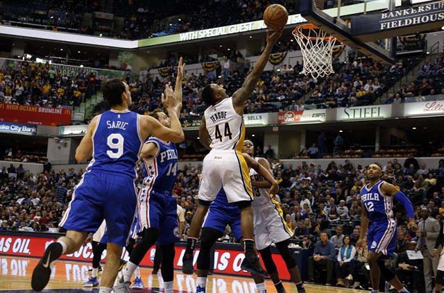 Jeff Teague là cầu thủ chơi hay nhất của Pacers. Jeff Teague là cầu thủ chơi hay nhất của Pacers.