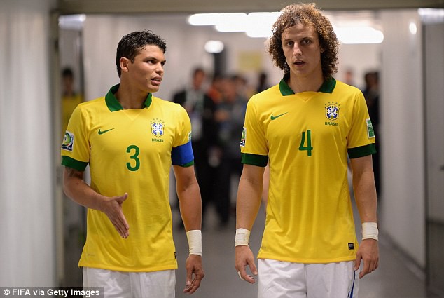 Thiago Silva, David Luiz đều kh&ocirc;ng dự Copa.