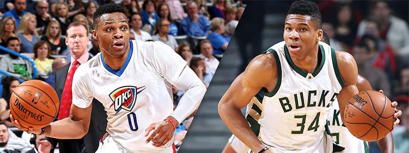 Dự đoán NBA ngày 03/01: Antetokounmpo đại chiến Westbrook