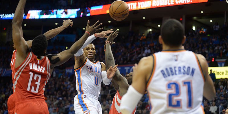 NBA ngày 27/03: Harden lại vượt qua Westbrook ở đối đầu trực tiếp