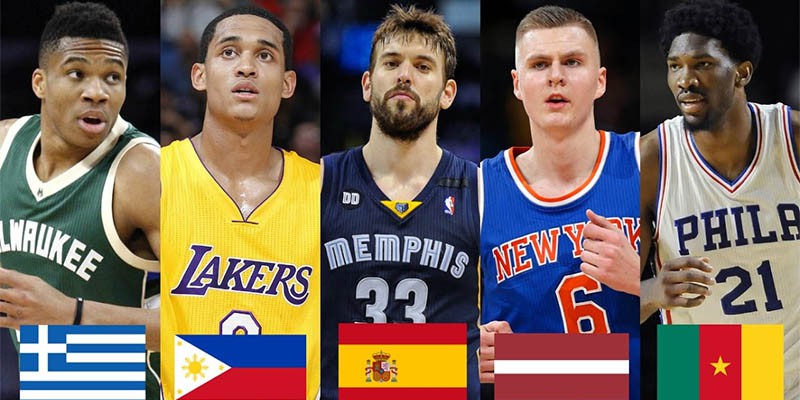 Top 5 thống kê thú vị về các cầu thủ quốc tế dự Play-off NBA 2017