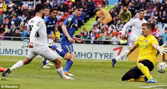 La Liga – Vòng 33, Getafe 1-5 Real Madrid: Zidane nhẹ đầu!