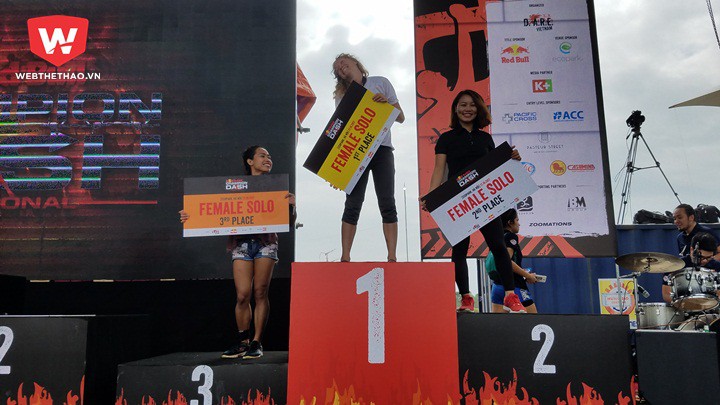 Top 3 nữ Champion Dash 2017 Top 3 nữ Champion Dash 2017