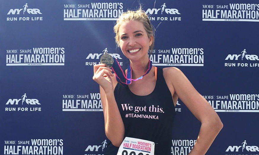 Chinh phục half marathon cùng con gái Donald Trump trong 12 tuần