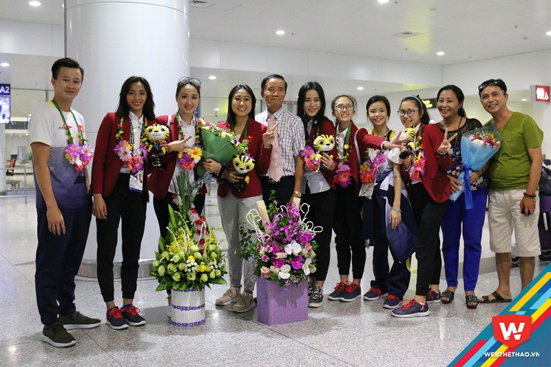 ĐT Thể dục Nghệ thuật được chào đón mừng HCB SEA Games