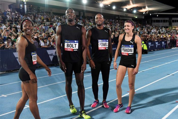 Giải điền kinh Nitro: Usain Bolt ức chế vì chủ nhà được thiên vị