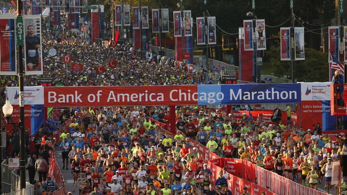 Các VĐV Kenya tiếp tục thống trị giải Chicago Marathon 2016