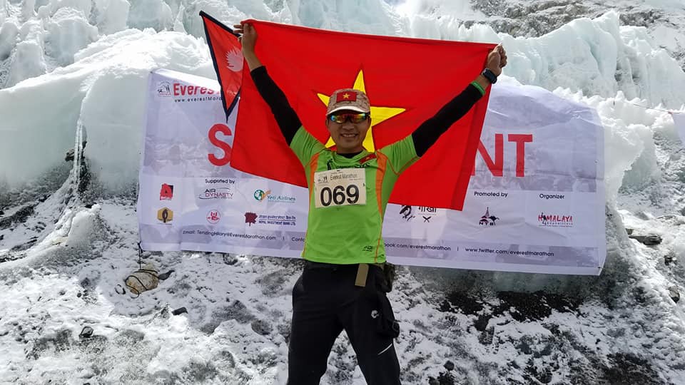 Người Việt Nam đầu tiên chinh phục marathon ở Everest