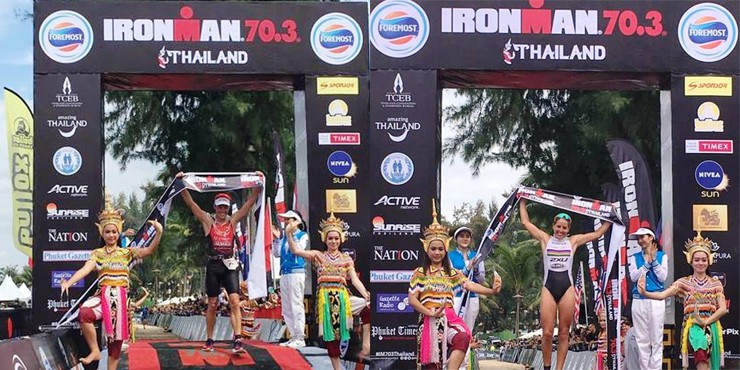 Nhà VĐTG Tim Reed tỏa sáng tại Ironman 70.3 Thailand