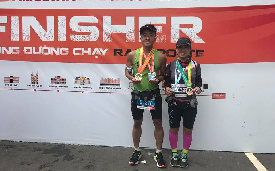 Những "dị nhân" chạy 2 giải marathon 2 ngày liên tiếp ở Hạ Long