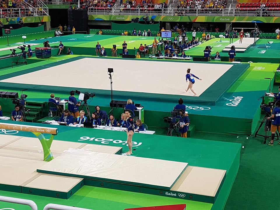 Phan Thị Hà Thanh chuẩn bị bài thi tại Olympic 2016 Phan Thị Hà Thanh chuẩn bị bài thi tại Olympic 2016