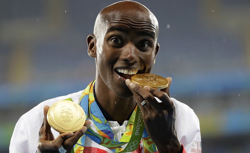 Olympic 2016: Mo Farah hoàn thành "cú đúp vàng" 5.000m và 10.000m