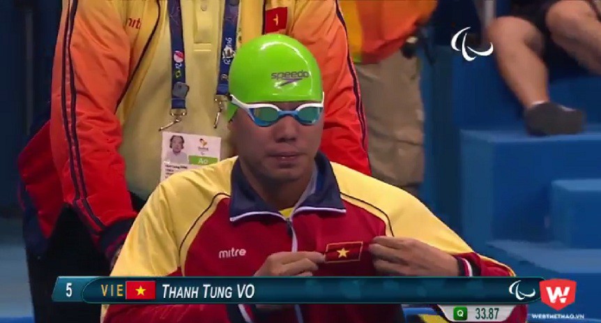 Paralympic 2016: Võ Thanh Tùng giành HCB bơi 50m tự do