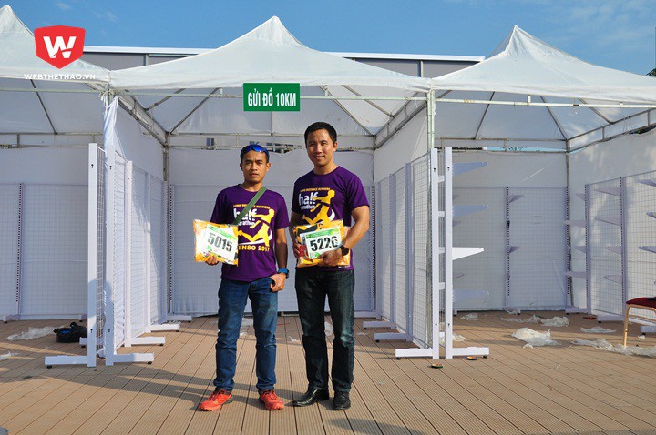 Anh Phạm Th&uacute;c Trương Lương, người từng ho&agrave;n th&agrave;nh 4 năm li&ecirc;n tiếp Vietnam Mountain Marathon, l&agrave; th&agrave;nh vi&ecirc;n BTC giải LDR Half Marathon