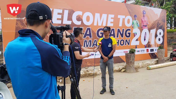 PV Webthethao phỏng vấn anh Đặng Quang Đức, Race Director giải H&agrave; Giang Marathon 2018