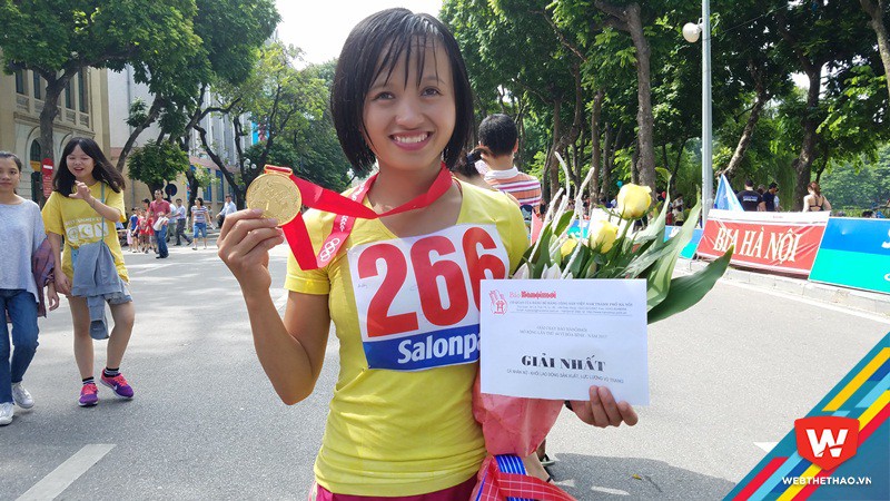 Ở cấp độ phong trào, Nguyễn Thị Đường cũng mạnh mẽ như nhà vô địch SEA Games Nguyễn Thị Oanh Ở cấp độ phong trào, Nguyễn Thị Đường cũng mạnh mẽ như nhà vô địch SEA Games Nguyễn Thị Oanh