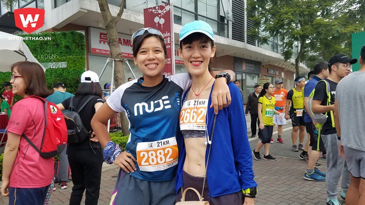 Hai ứng cử viên vô địch nữ 21km Sara và Phương Thùy Hai ứng cử viên vô địch nữ 21km Sara và Phương Thùy