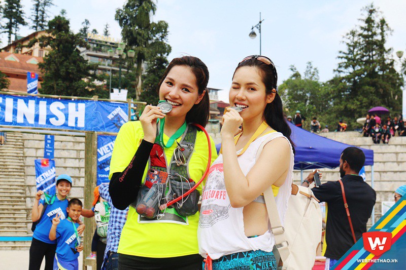 Á hậu Vũ Hoàng My chạy 21km còn Hoa hậu Hương Giang chạy 5km tại giải chạy Vietnam Mountain Marathon 2017. Ảnh: Nguyễn Đạt Á hậu Vũ Hoàng My chạy 21km còn Hoa hậu Hương Giang chạy 5km tại giải chạy Vietnam Mountain Marathon 2017. Ảnh: Nguyễn Đạt