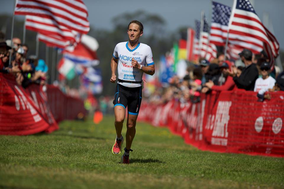 Keven Collington tại giải Alcatraz Escape Triathlon