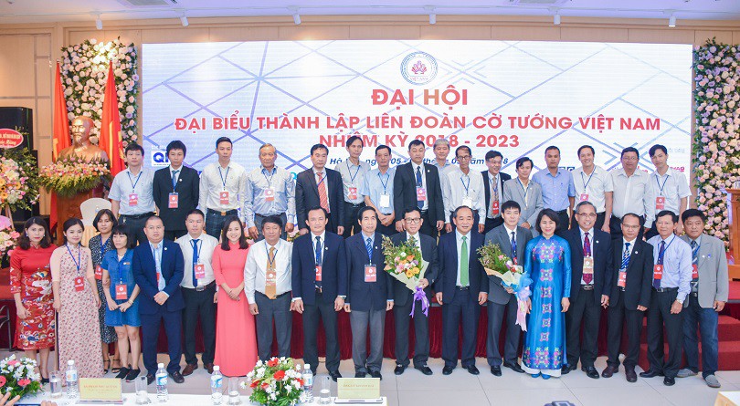 Ban chấp h&agrave;nh LĐ Cờ tướng Việt Nam nhiệm kỳ 2018-2023 ra mắt
