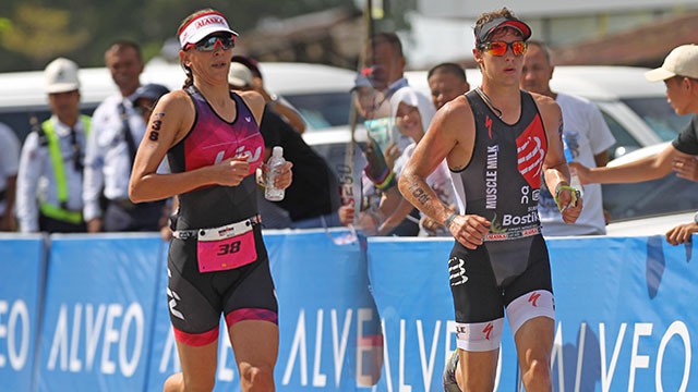 2 tháng sau sinh, Á quân IM 70.3 VN đăng quang dễ ở Philippines