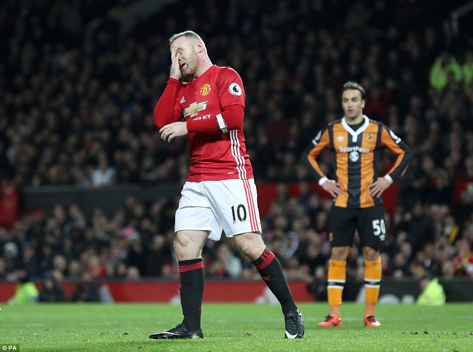 Man Utd hòa trận thứ 3 liên tiếp rooney