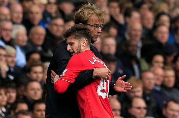 Lallana xỉu trong tay Klopp