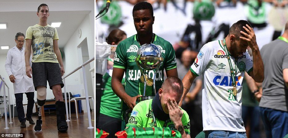 Cầu thủ Chapecoense sống sót sau thảm họa rơi máy bay sẽ thi đấu ở Paralympic