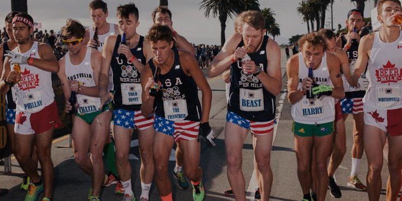 Độc nhất vô nhị: Chạy 10 km uống 10 chai bia trong 39 phút