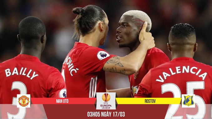Man Utd - Rostov: Cả thế giới ghen tị sinh nhật của Pogba