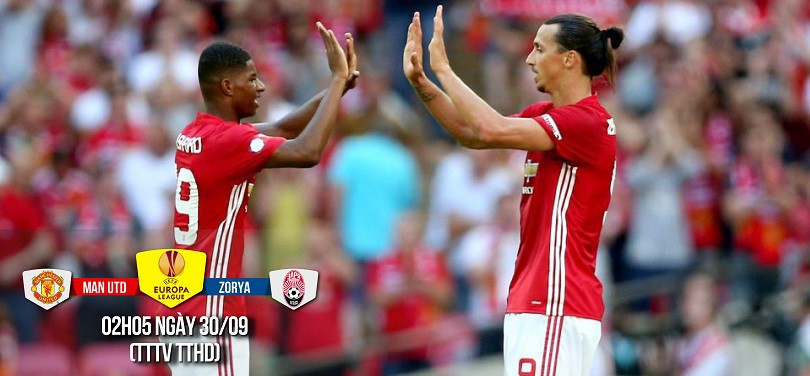 Man Utd - Zorya: Ibra và Rashford là cặp đôi hoàn hảo cho Mourinho