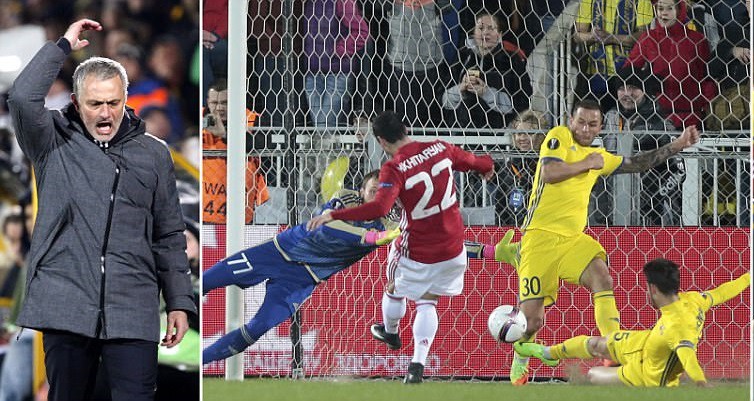 Man Utd bị Rostov cầm chân trên sân... ruộng cày