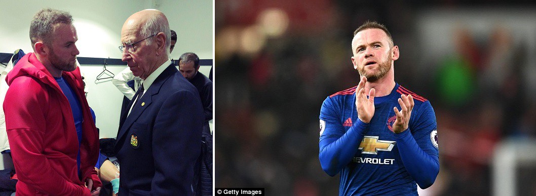 Rooney vẫn chưa phá kỷ lục của Sir Bobby Charlton?