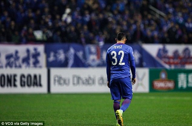 Tevez khởi đầu sự nghiệp tại Trung Quốc bằng ác mộng