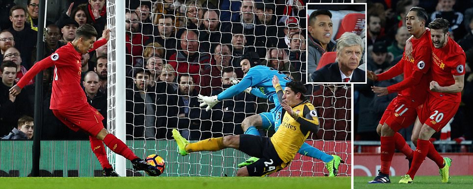 Bỏ rơi Sanchez-Oezil, Arsenal thua thảm trên sân Liverpool
