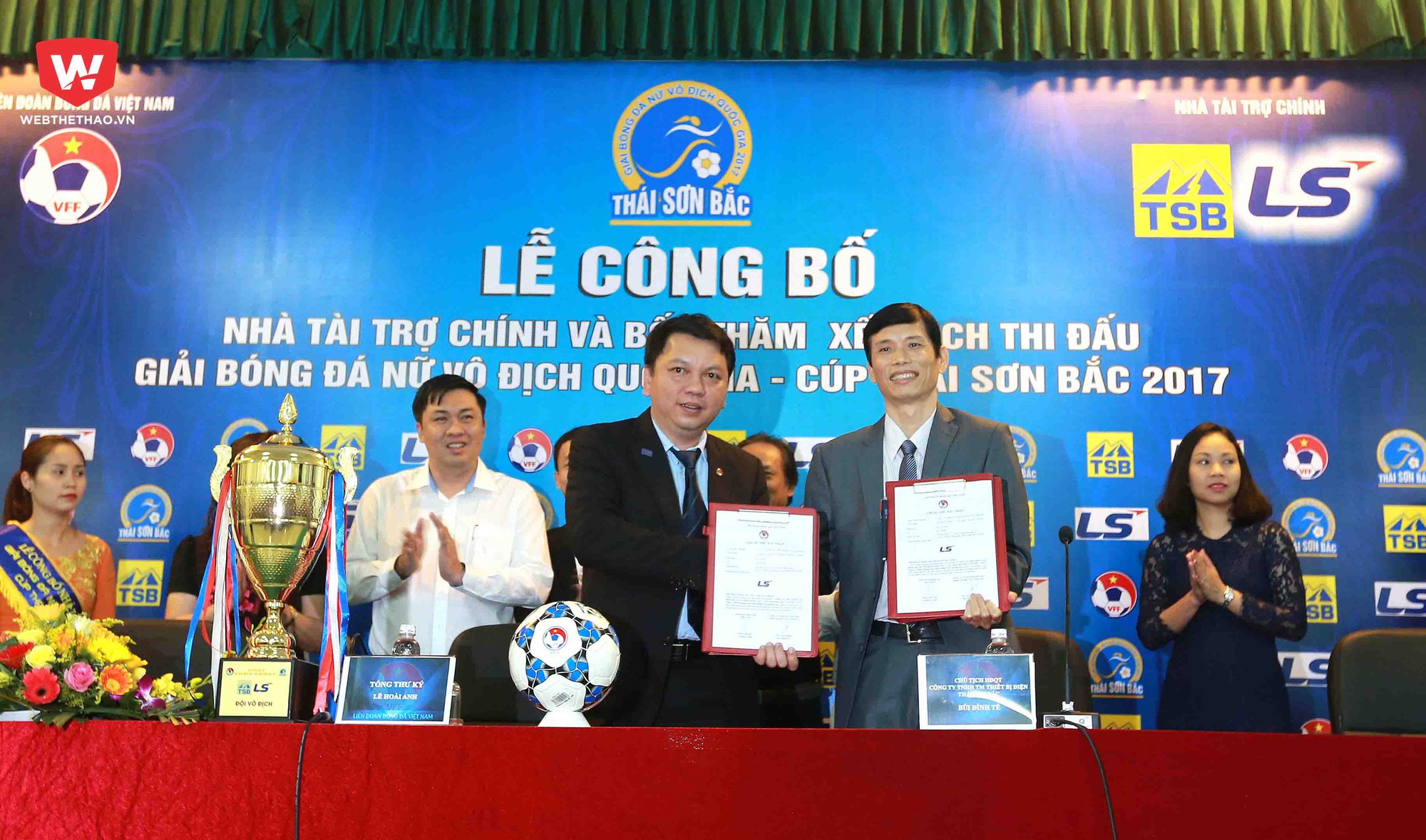 300 triệu đồng cho nhà vô địch giải bóng đá nữ VĐQG 2017