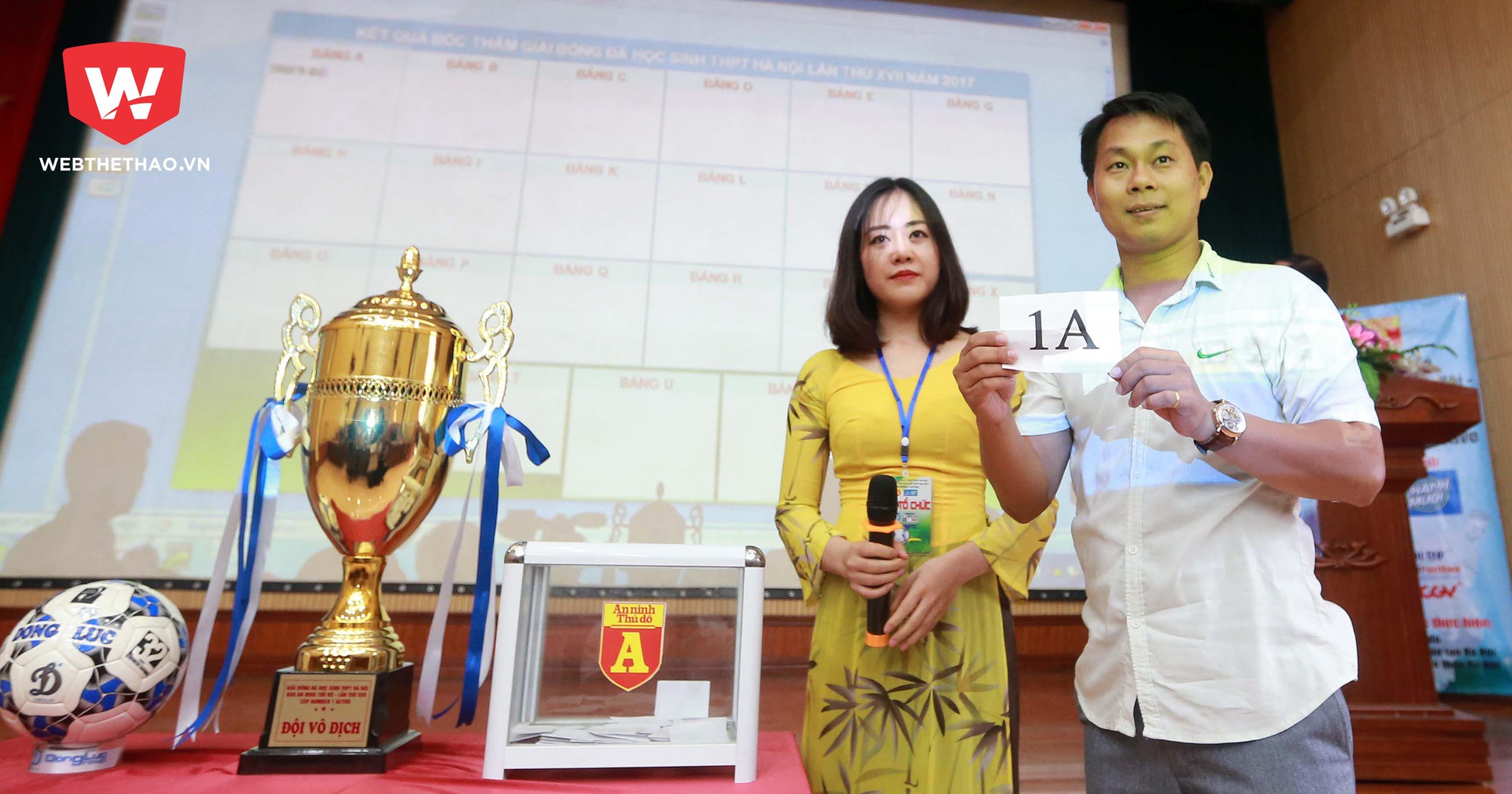86 đội tranh tài tại giải bóng đá học sinh THPT Hà Nội 2017