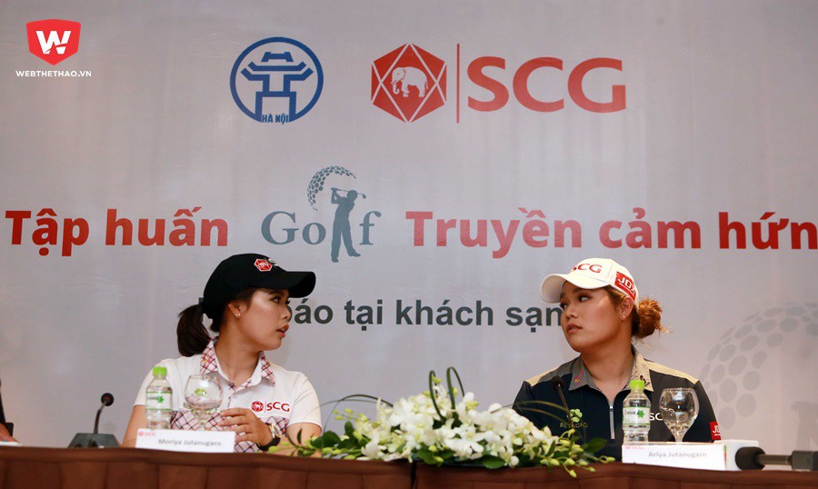 Hai chị em Thái Lan đến Việt Nam truyền cảm hứng cho các golfer trẻ