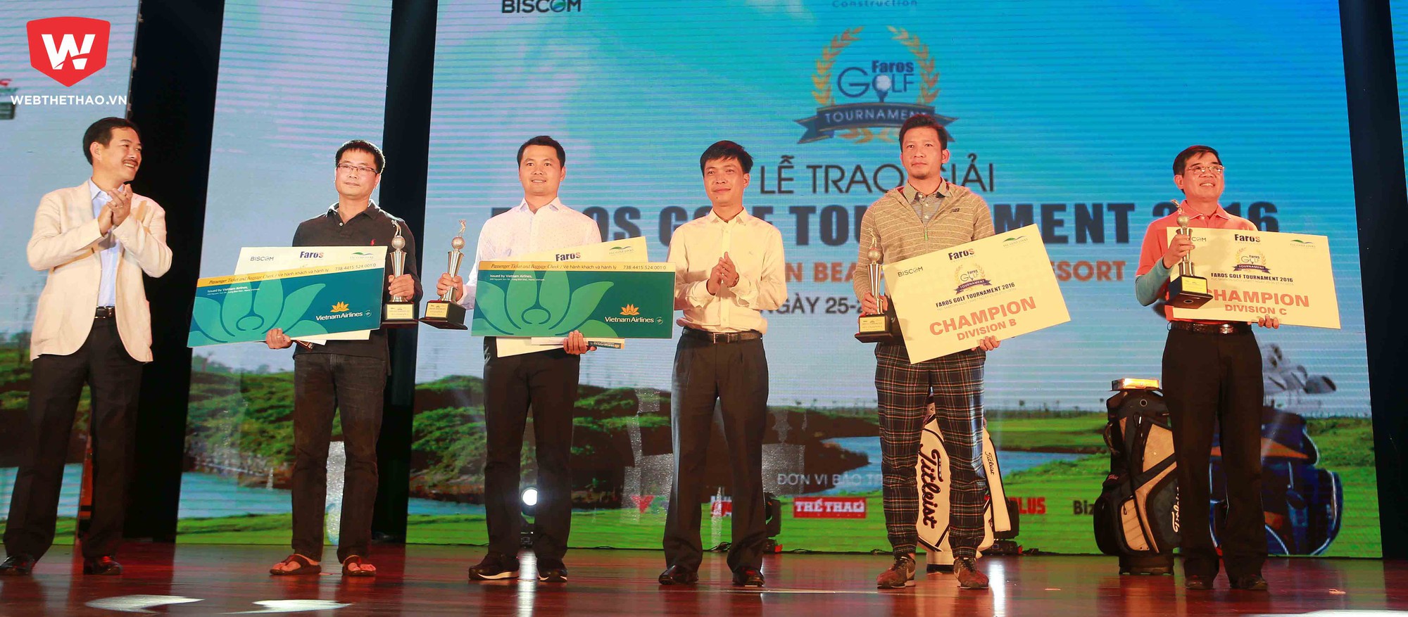 Kết thúc ngày thi đấu thứ 2 của giải Faros Golf Tournament 2016