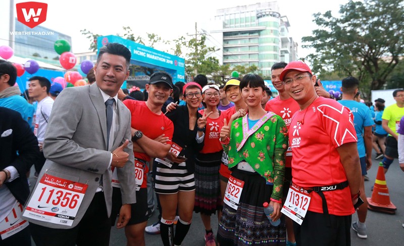 Những sắc màu ấn tượng tại HCMC Marathon 2018