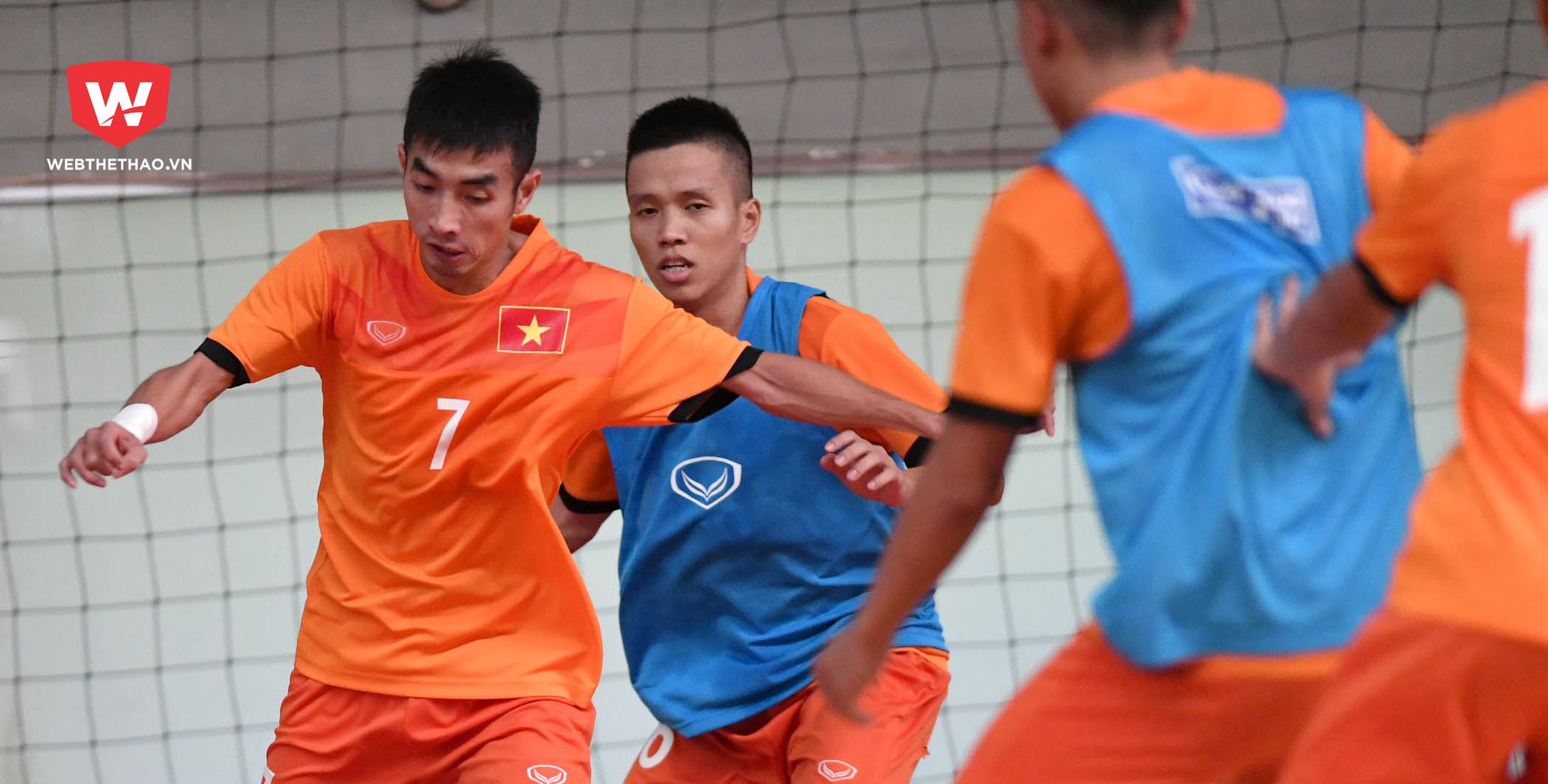 Futsal Việt Nam luyện tập chuẩn bị cho cuộc đối đầu với Paraguay