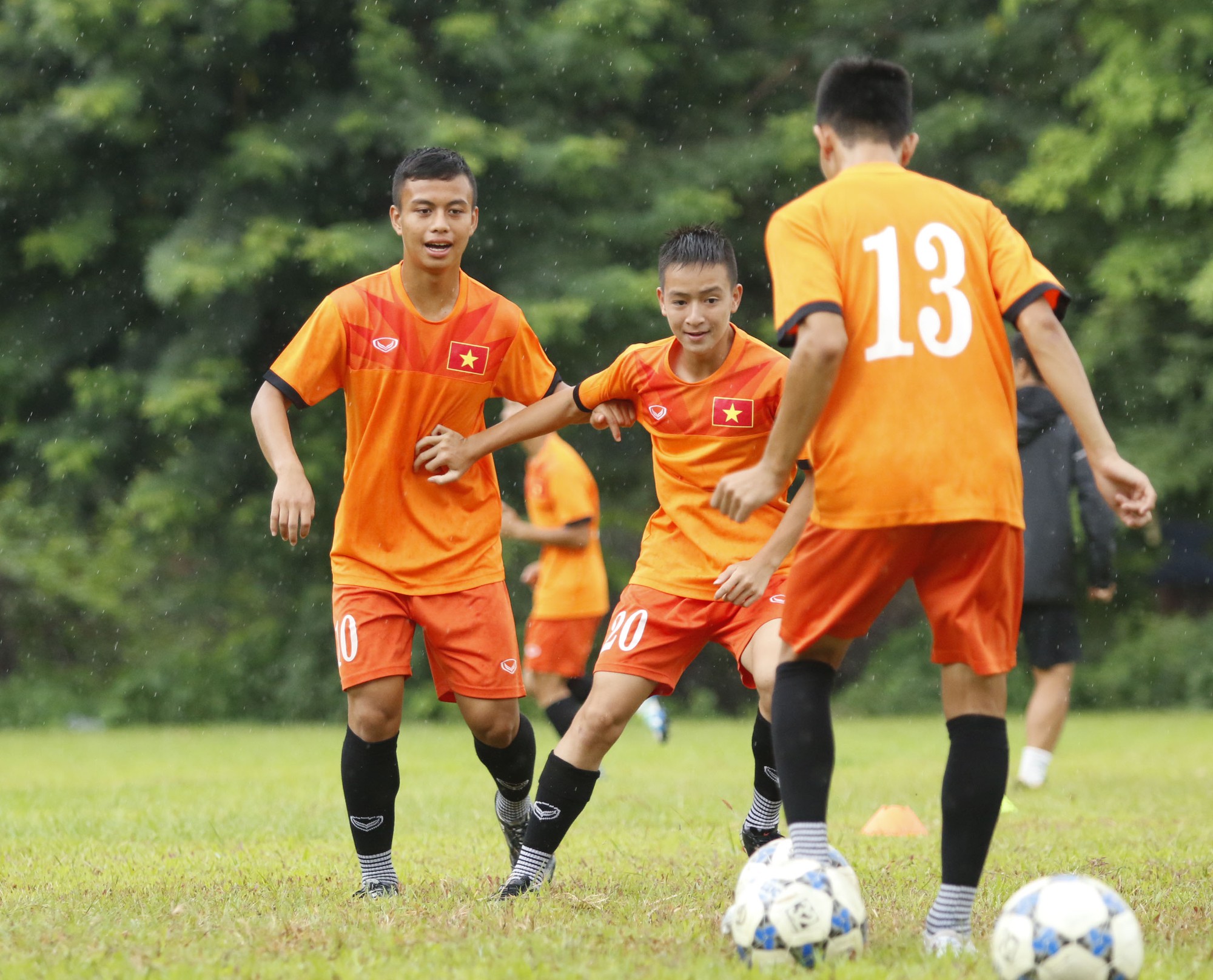 U.16 Việt Nam đang chuẩn bị rất tốt cho trận b&aacute;n kết. Ảnh: Anh Khoa