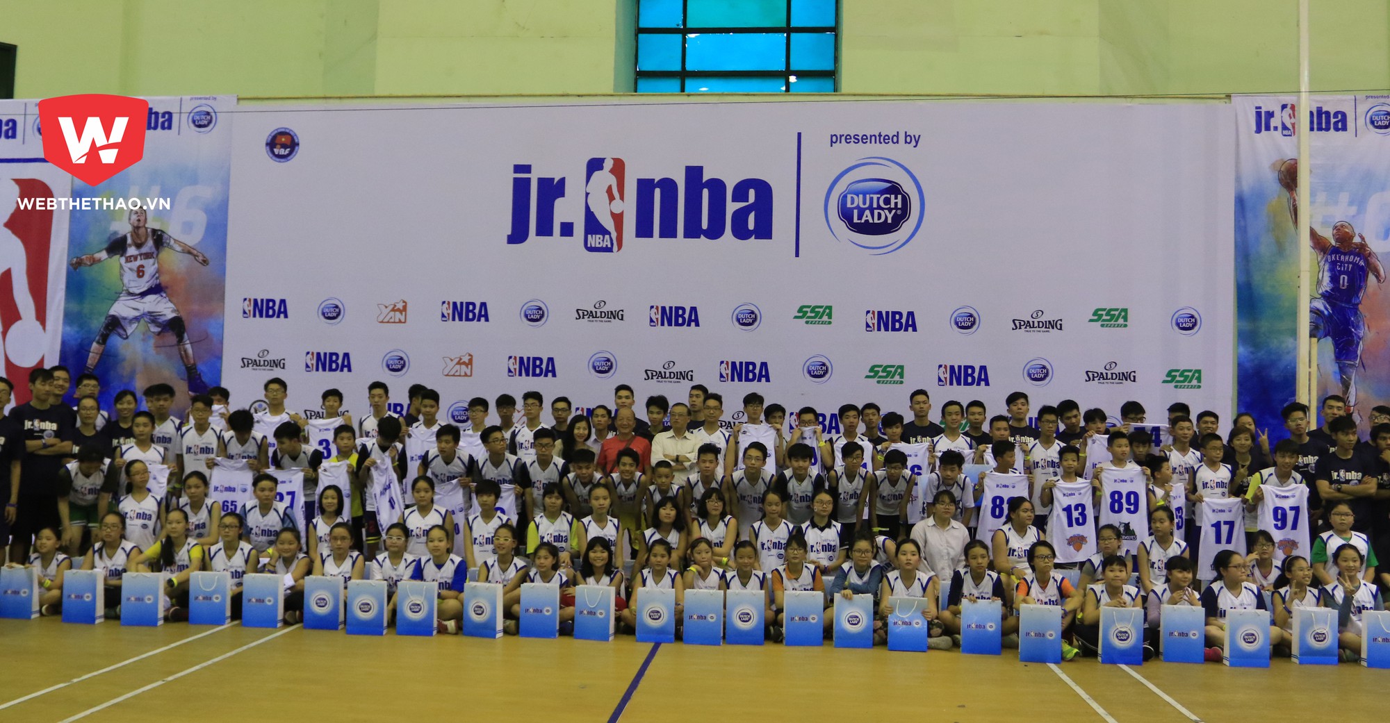 BTC Jr.NBA bất ngờ về trình độ của của VĐV nhí Hà Nội